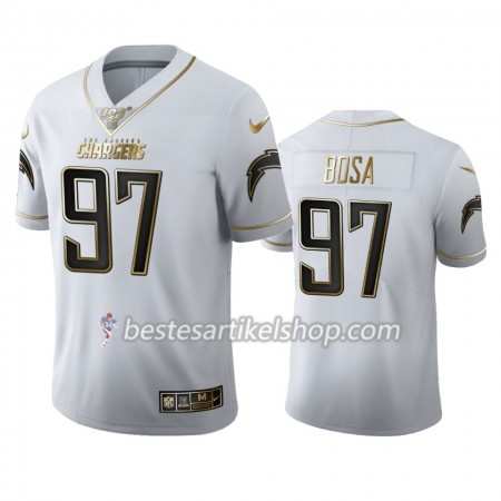 Herren Los Angeles Chargers Trikot Joey Bosa 97 Nike Weiß Golden Edition 100th